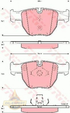 Trw Колодки тормозные дисковые TRW GDB1526 - Картинка 2