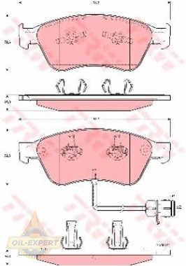 Trw Колодки тормозные дисковые TRW GDB1598 - Картинка 2