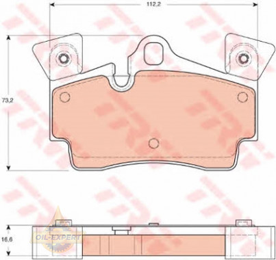 Trw Колодки тормозные дисковые TRW GDB1652 - Картинка 4