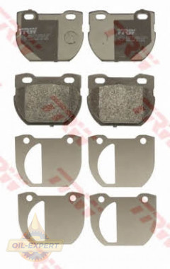 Trw Колодки тормозные дисковые TRW GDB1666 - Картинка 1