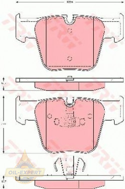 Trw Колодки тормозные дисковые TRW GDB1674 - Картинка 3