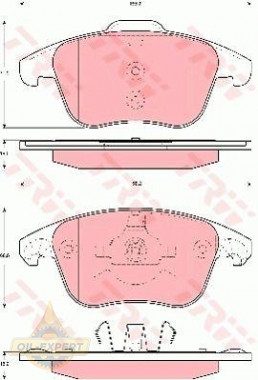 Trw Колодки тормозные дисковые TRW GDB1691 - Картинка 2