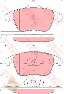 Trw Колодки тормозные дисковые TRW GDB1691 - Картинка 4