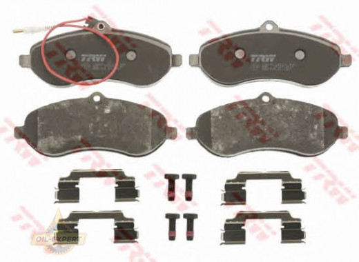 Trw Колодки тормозные дисковые TRW GDB1718 - Картинка 3