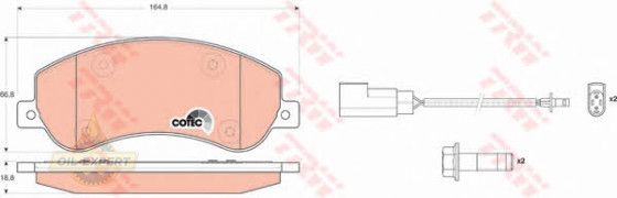 Trw Колодки тормозные дисковые TRW GDB1724 - Картинка 3