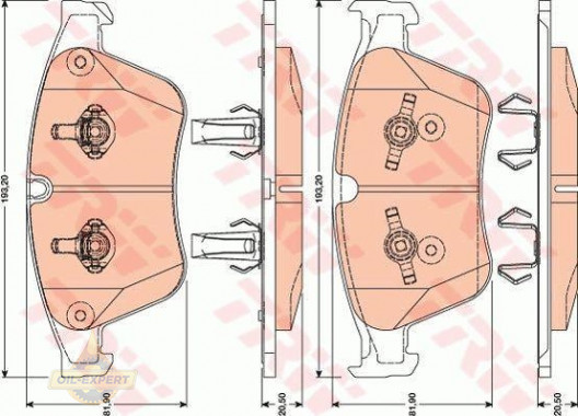 Trw Колодки тормозные дисковые TRW GDB1794 - Картинка 2