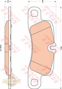 Trw Колодки тормозные дисковые TRW GDB1839 - Картинка 1