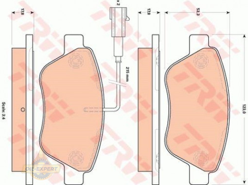 Trw Колодки тормозные дисковые TRW GDB1842 - Картинка 4