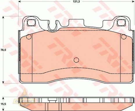 Trw Колодки тормозные дисковые TRW GDB1906 - Картинка 1