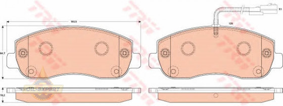 Trw Колодки тормозные дисковые TRW GDB1910 - Картинка 3