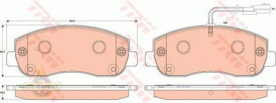 Trw Колодки тормозные дисковые TRW GDB1910 - Картинка 4