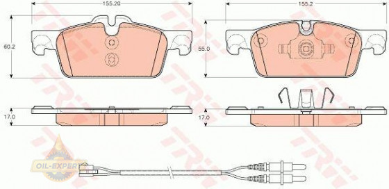 Trw Колодки тормозные дисковые TRW GDB1929 - Картинка 3