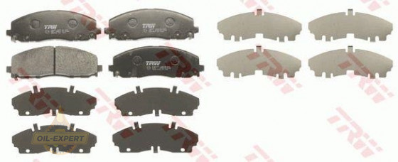 Trw Колодки тормозные дисковые TRW GDB1944 - Картинка 1