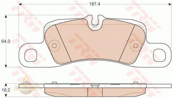 Trw Колодки тормозные дисковые TRW GDB1962 - Картинка 1