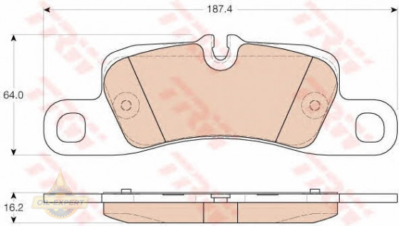 Trw Колодки тормозные дисковые TRW GDB1962 - Картинка 2