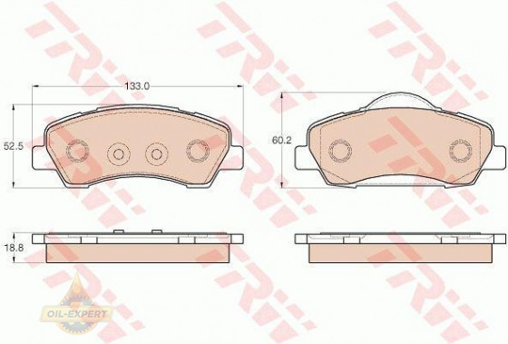 Trw Колодки тормозные дисковые TRW GDB1992 - Картинка 3