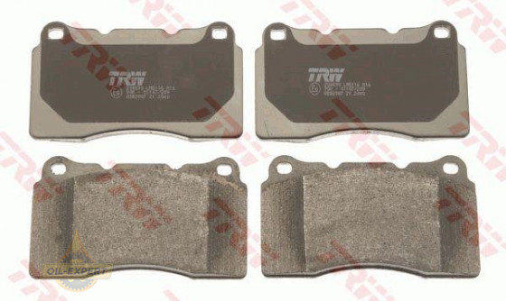 Trw Колодки тормозные дисковые TRW GDB2007 - Картинка 1