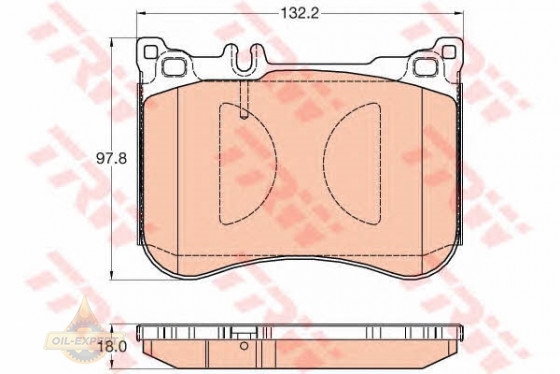 Trw Колодки дискові гальмові TRW GDB2019 - Заображення 3