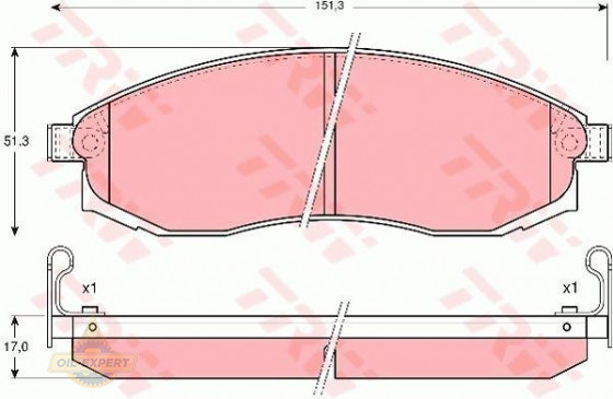 Trw Колодки тормозные дисковые TRW GDB3124 - Картинка 4