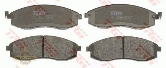 Trw Колодки тормозные дисковые TRW GDB3124 - Картинка 1