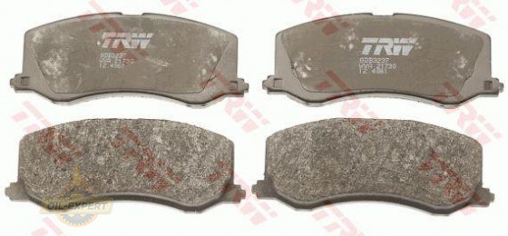 Trw Колодки тормозные дисковые TRW GDB3237 - Картинка 1