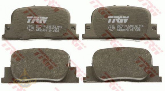 Trw Колодки тормозные дисковые TRW GDB3278 - Картинка 1