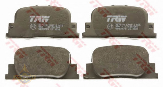 Trw Колодки тормозные дисковые TRW GDB3278 - Картинка 2