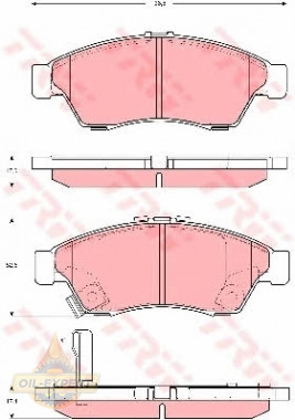 Trw Колодки тормозные дисковые TRW GDB3290 - Картинка 4