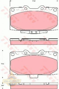 Trw Колодки тормозные дисковые TRW GDB3307 - Картинка 4