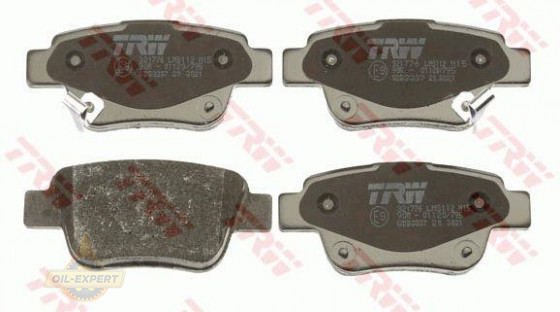 Trw Колодки тормозные дисковые TRW GDB3337 - Картинка 2