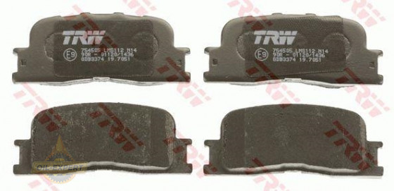 Trw Колодки тормозные дисковые TRW GDB3374 - Картинка 4