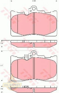 Trw Колодки тормозные дисковые TRW GDB3398 - Картинка 1