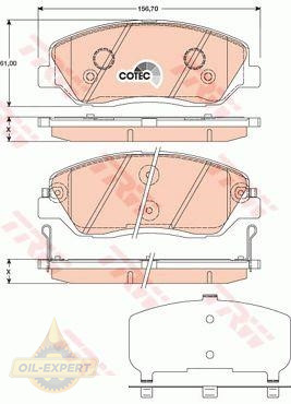 Trw Колодки тормозные дисковые TRW GDB3418 - Картинка 3