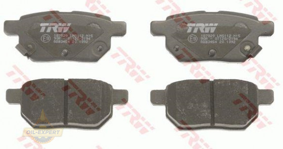 Trw Колодки тормозные дисковые TRW GDB3454 - Картинка 1