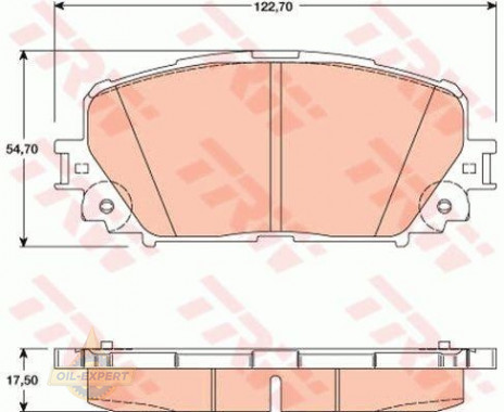 Trw Колодки дискові гальмові TRW GDB3460 - Заображення 1