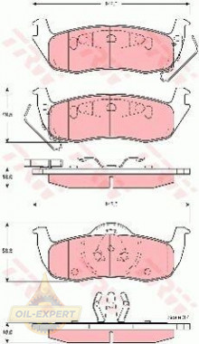 Trw Колодки тормозные дисковые TRW GDB4137 - Картинка 4