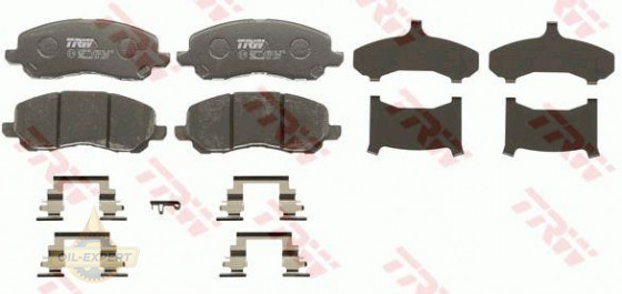 Trw Колодки тормозные дисковые TRW GDB4142 - Картинка 1