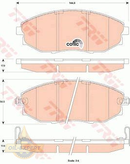 Trw Колодки дискові гальмові TRW GDB4179 - Заображення 3