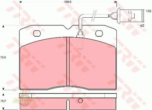Trw Колодки тормозные дисковые TRW GDB478 - Картинка 2