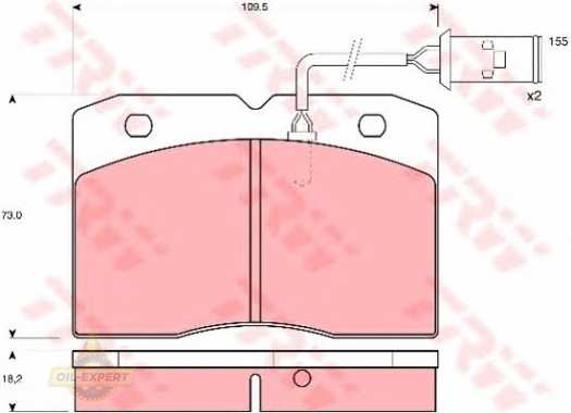 Trw Колодки тормозные дисковые TRW GDB478 - Картинка 4