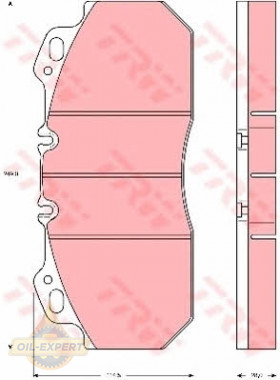 Trw Колодки тормозные дисковые TRW GDB5019 - Картинка 6