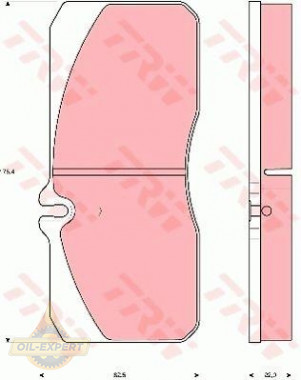Trw Колодки тормозные дисковые TRW GDB5059 - Картинка 4