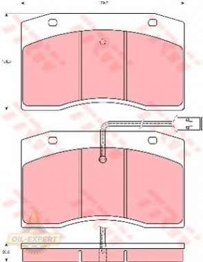 Trw Колодки тормозные дисковые TRW GDB5060 - Картинка 2