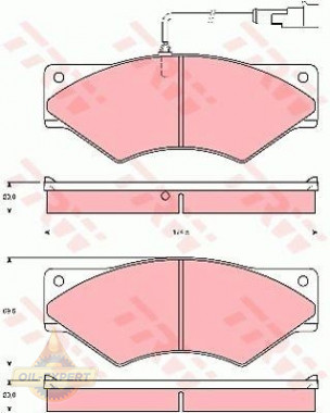 Trw Колодки тормозные дисковые TRW GDB5063 - Картинка 4