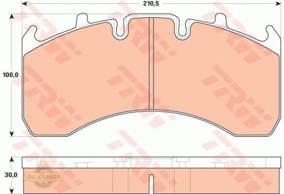 Trw Колодки тормозные дисковые TRW GDB5098 - Картинка 5