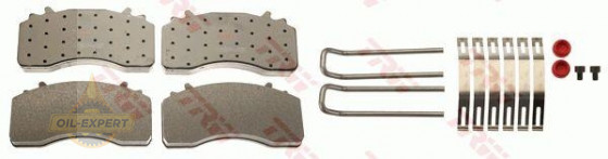 Trw Колодки тормозные дисковые TRW GDB5114 - Картинка 1