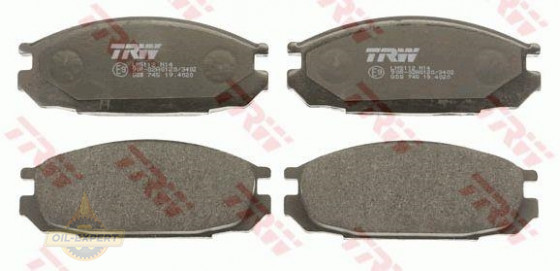 Trw Колодки тормозные дисковые TRW GDB745 - Картинка 1