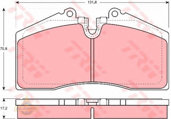 Trw Колодки тормозные дисковые TRW GDB966 - Картинка 2