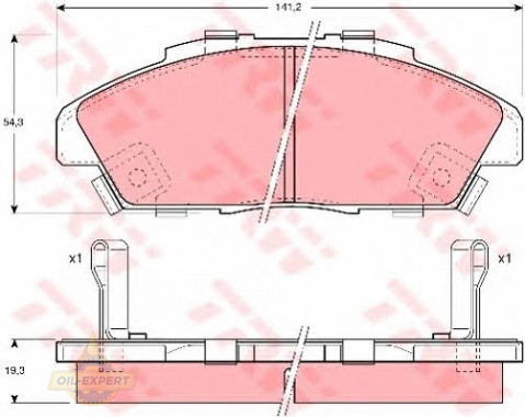 Trw Колодки тормозные дисковые TRW GDB996 - Картинка 1
