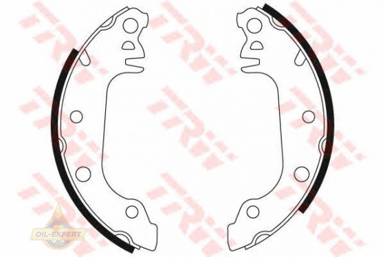 Trw Колодки тормозные барабанные TRW GS6139 - Картинка 1